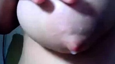 Milk filled tits squirt