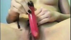 Squirting with dildo inside