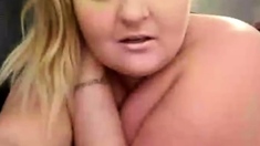 Dildo solo 49 years BBW housewife with big boobs