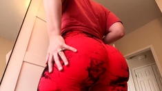 Amateur wild chick solo masturbation