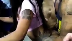 Big Titty Brunette Babes in Hardcore Anal Fun