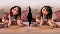 Tiny Japanese babe hardcore spitroasted and she enjoys jizz