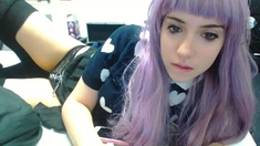 Curly Blonde Teen Records Solo Dildo Masturbation More at
