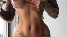 Lewd Amateur Brunette Teen Meg Davis Webcam Masturbation