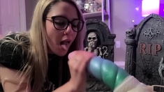 Gorgeous blonde teen Deep Toying