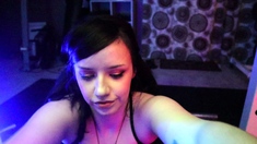 Curly Blonde Teen Records Solo Dildo Masturbation More at