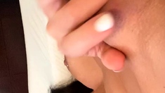 Awesome Teen With Big Boobs Dildo Masturbation