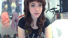 Brunette Solo Webcam Masturbation