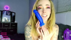 Blonde Teen Solo Masturbating On Webcam