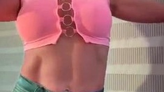 Amateur wild chick solo masturbation