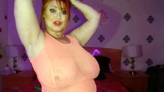 Great Big Boobs On Masturbating Redhead