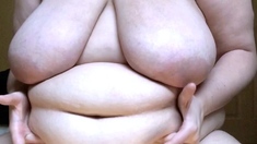 This large amateur cam girl has some very big boobs