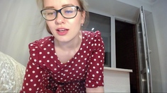 Curly Blonde Teen Records Solo Dildo Masturbation More at