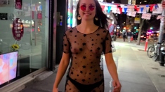 Big ass amateur blonde fucking POV in public