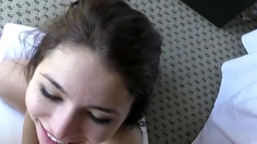 Hot amateur teen blowjob and facial HD video