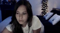 Tattoed Amateur Webcam Girl Hot Dildo Action Masturbation