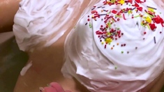 Big Tits German MILF's Easter Treat