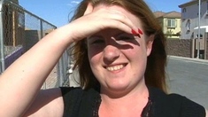 Brunette hookup amateur blowjob and dirtytalk sexdate