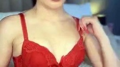 Webcam brunette solo masturbation