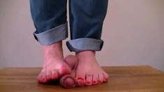 Mistress Arletta Footjob Play – Aballs And Cock Trample