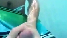 Underwater Jerk-Off Session Outdoors - Amateur Style