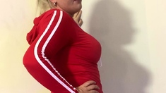 Blonde Emo Amateur Solo Masturbation