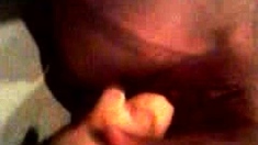 Stunning close up pussy toying action from busty solo beauty