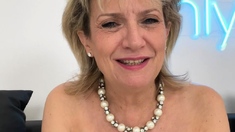 Big Boobed Blonde Masturbates With A Dildo In The Bathroom