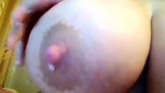 Big White Tits Dripping with Cream