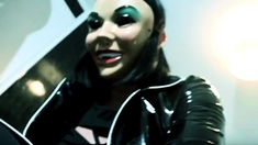 Big Bazooms Milf Amuses With Brunette Slut