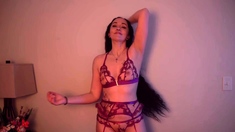 Close up teen pussy gaping action