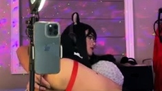 Neko Spicytitania Blowjob With Dildo On Amateur Tape