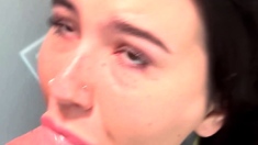 Amateur Blowjobs With Horny Big Titted Brunettes