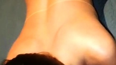Amateur blondes pov blowjob and hardcore fun with lucky dude