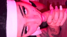 ARGENTINE WHORE gets hot in the CINEMA watching the NUN