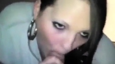 Her favorites is sucking the cum out