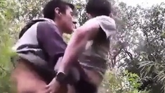 Novinho pauzudo levando por tras