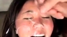 Asian Whore Double Cum Facial