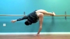 Male ballet practice (without tights!)