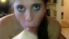 She Got On Her Knees And Starts Sucking
