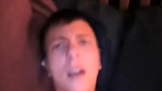 Boy begging for Daddy dick inside him